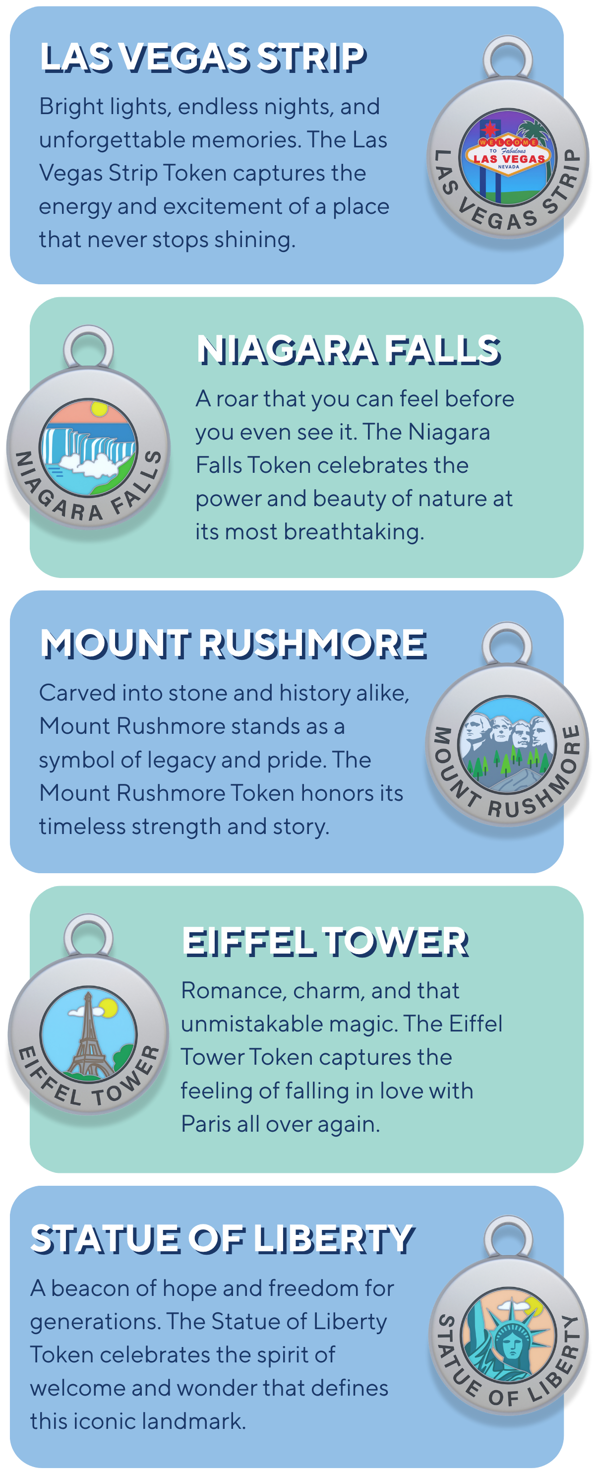 Best-Selling Landmark Tokens