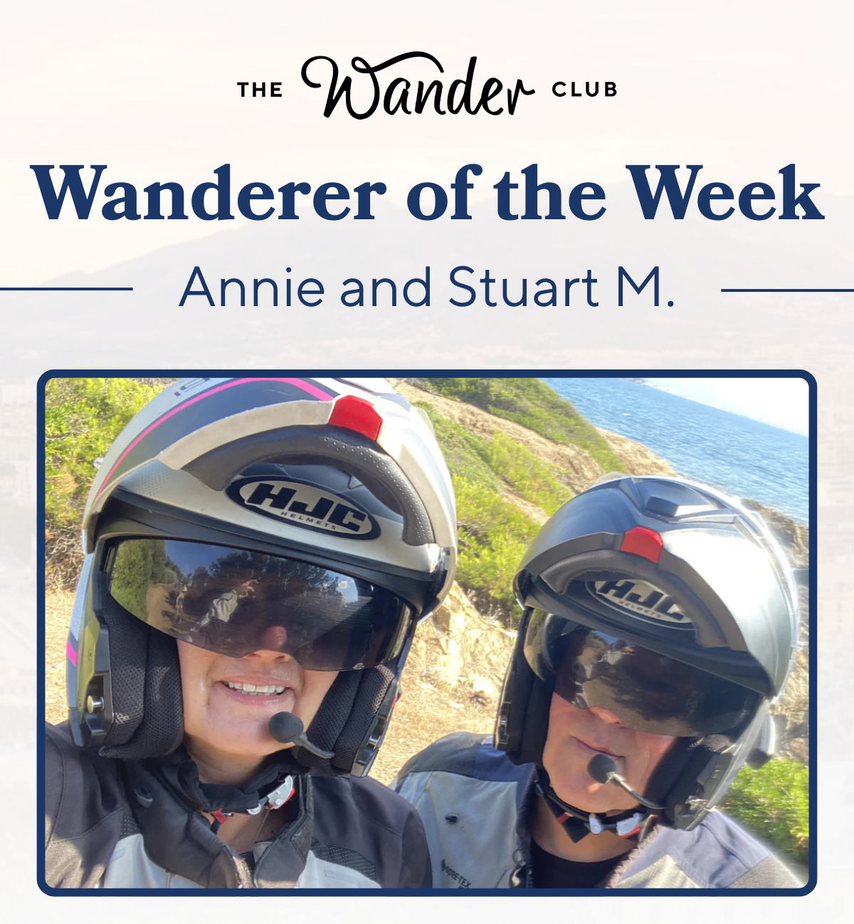 Wanderer of the Week: Annie and Stuart M.