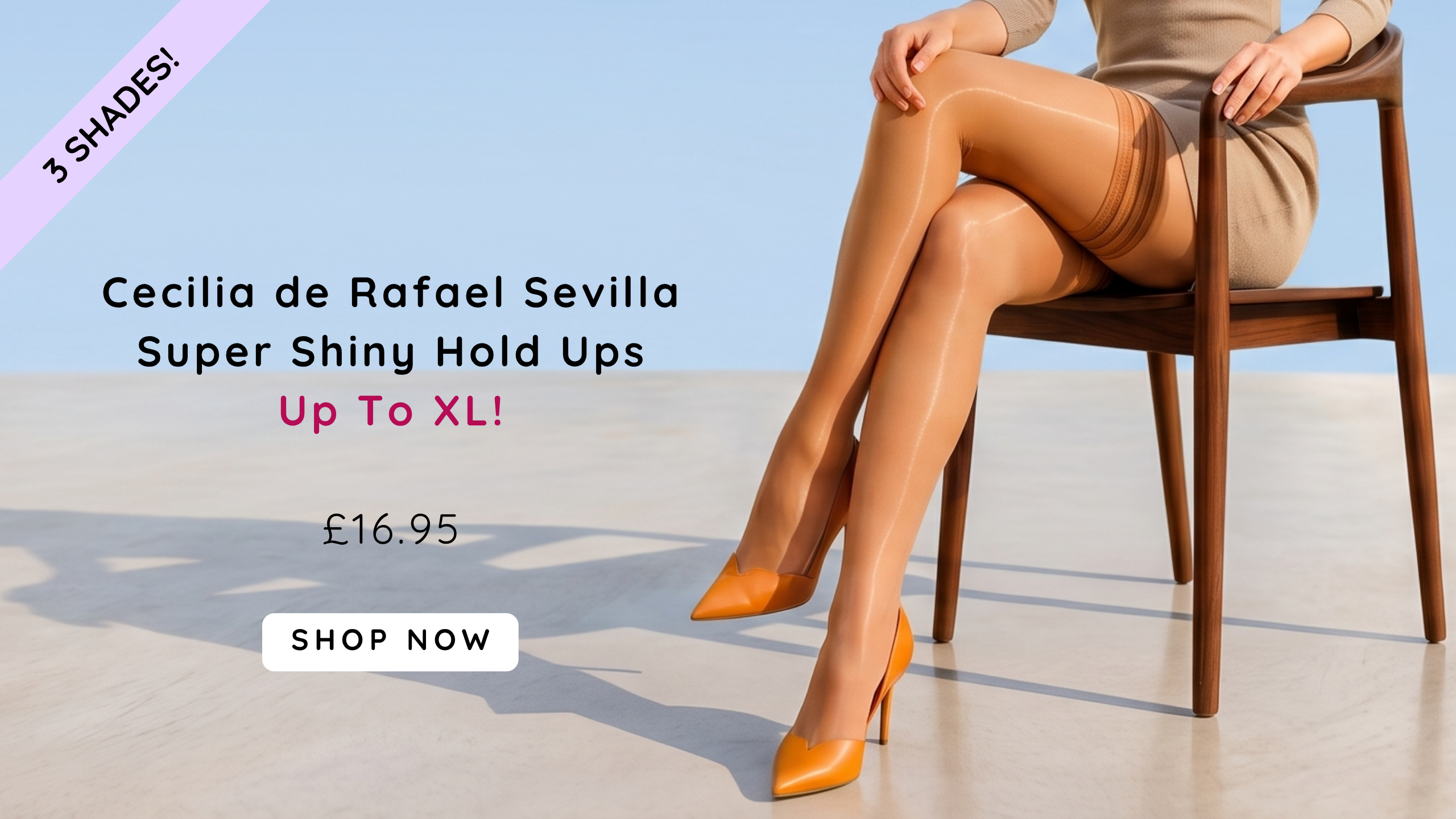 Shop Cecilia de Rafael Sevilla Super Shiny Hold Ups