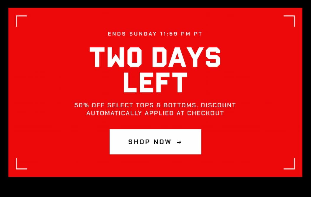 TWO DAYS LEFT