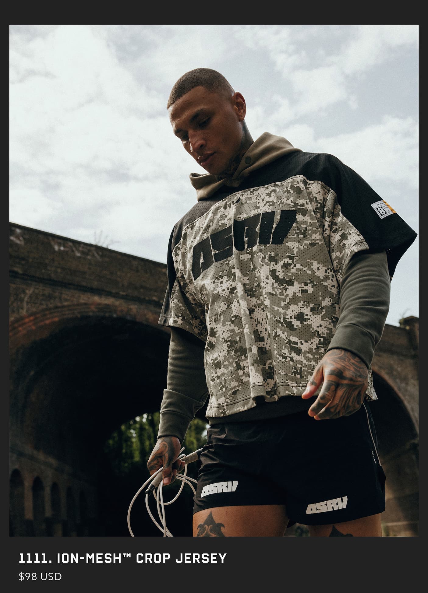 Ion-Mesh Crop Jersey