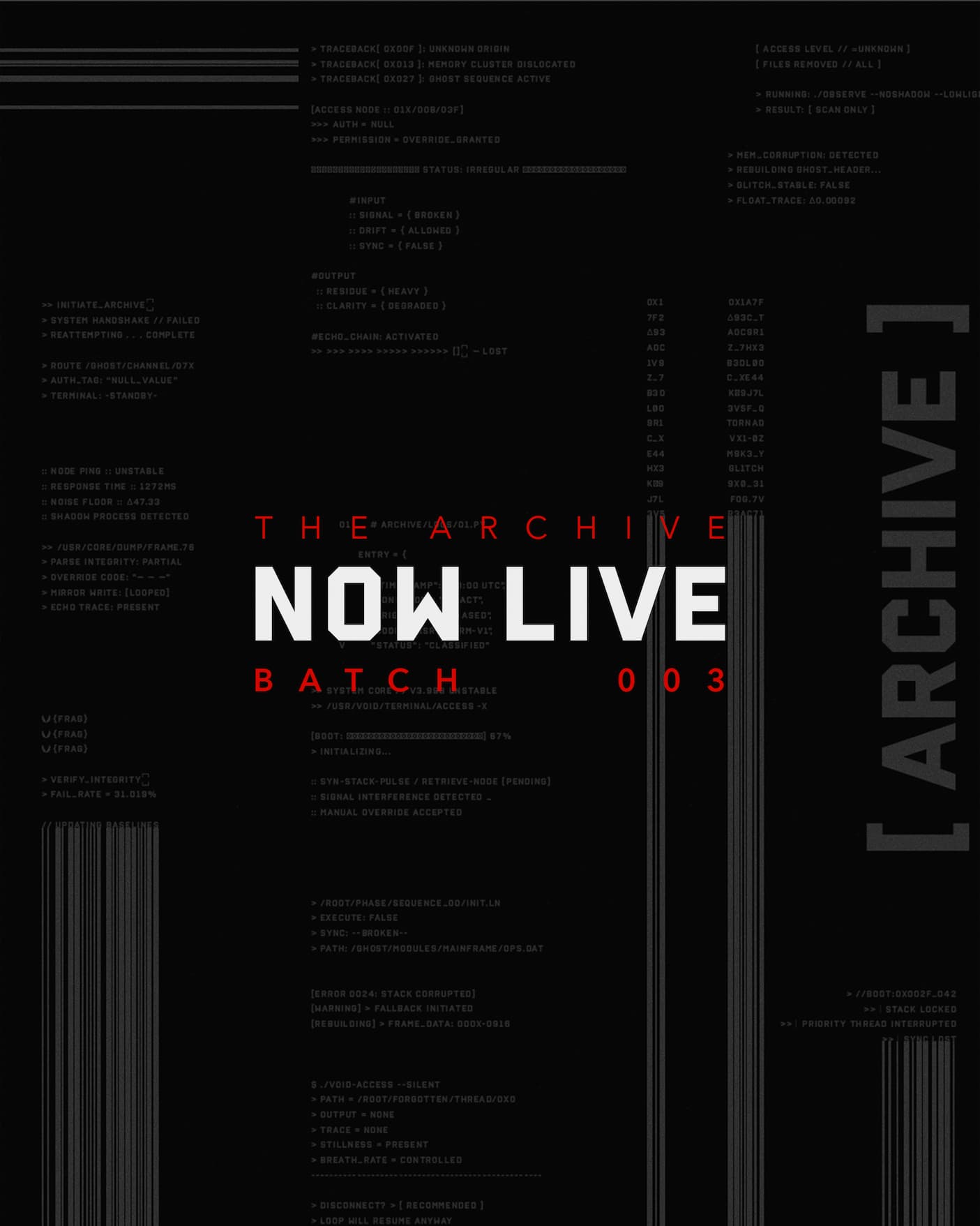 The Archive – Now Live