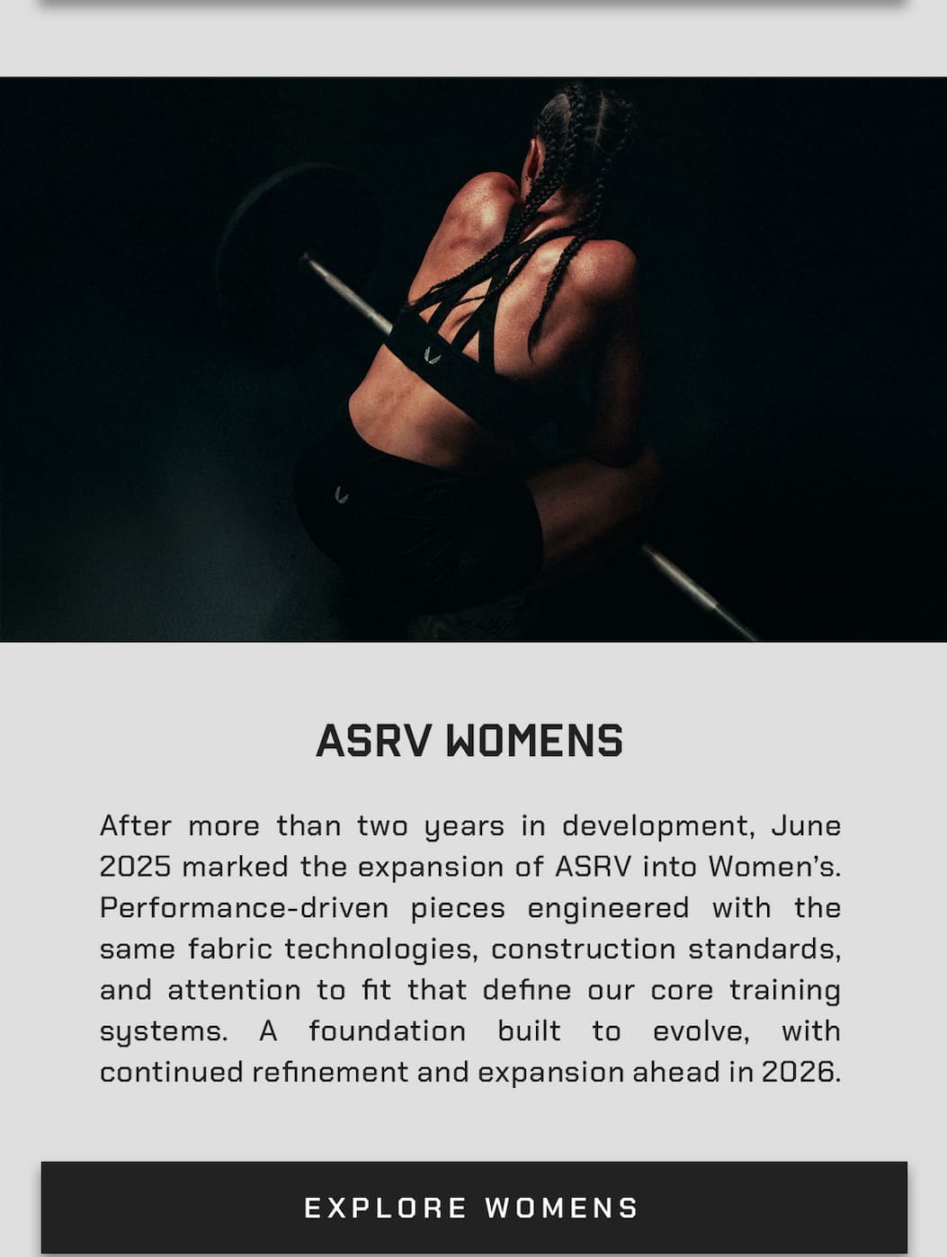 ASRV WOMENS