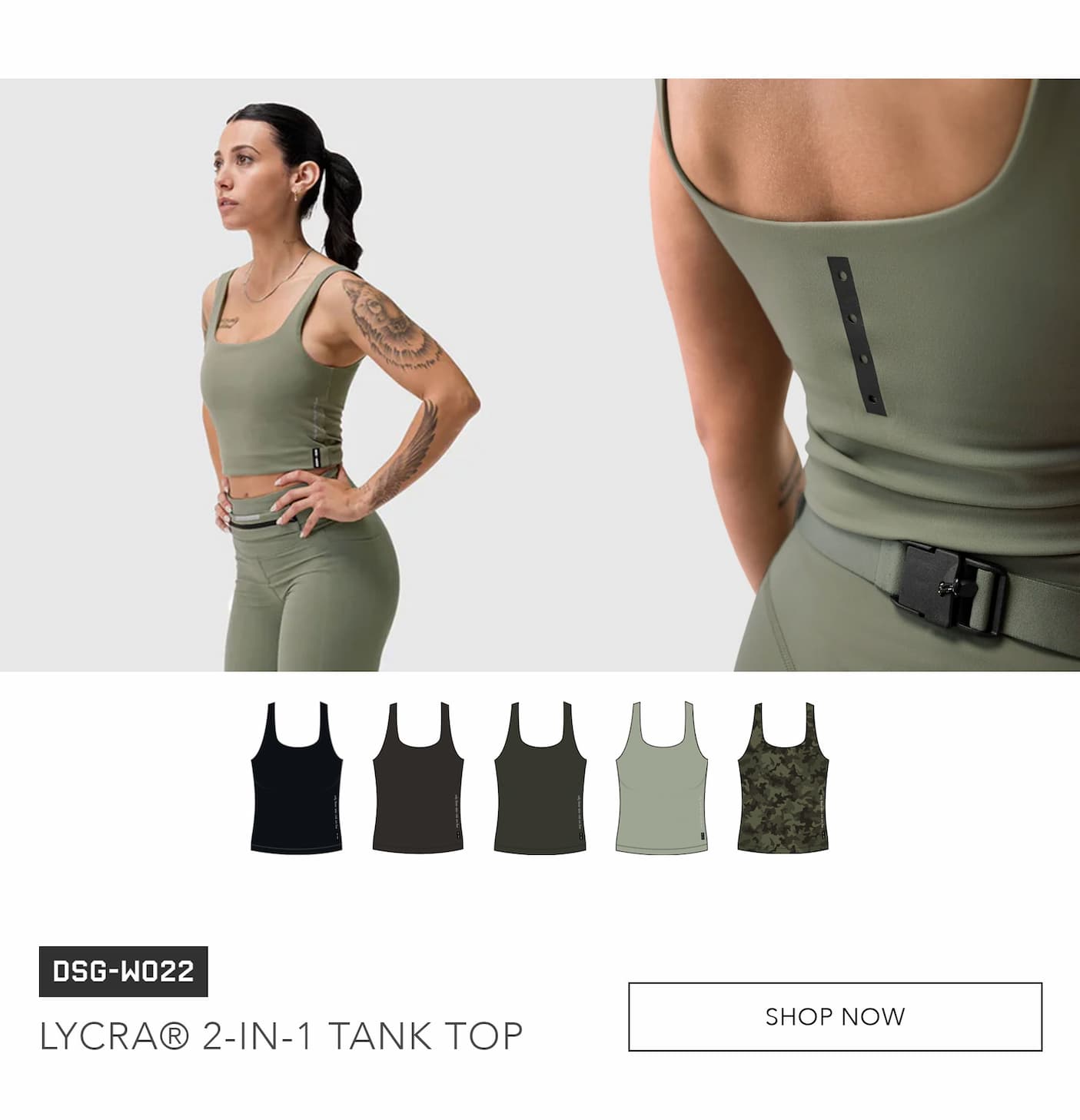 Lycra® 2-in-1 Tank Top