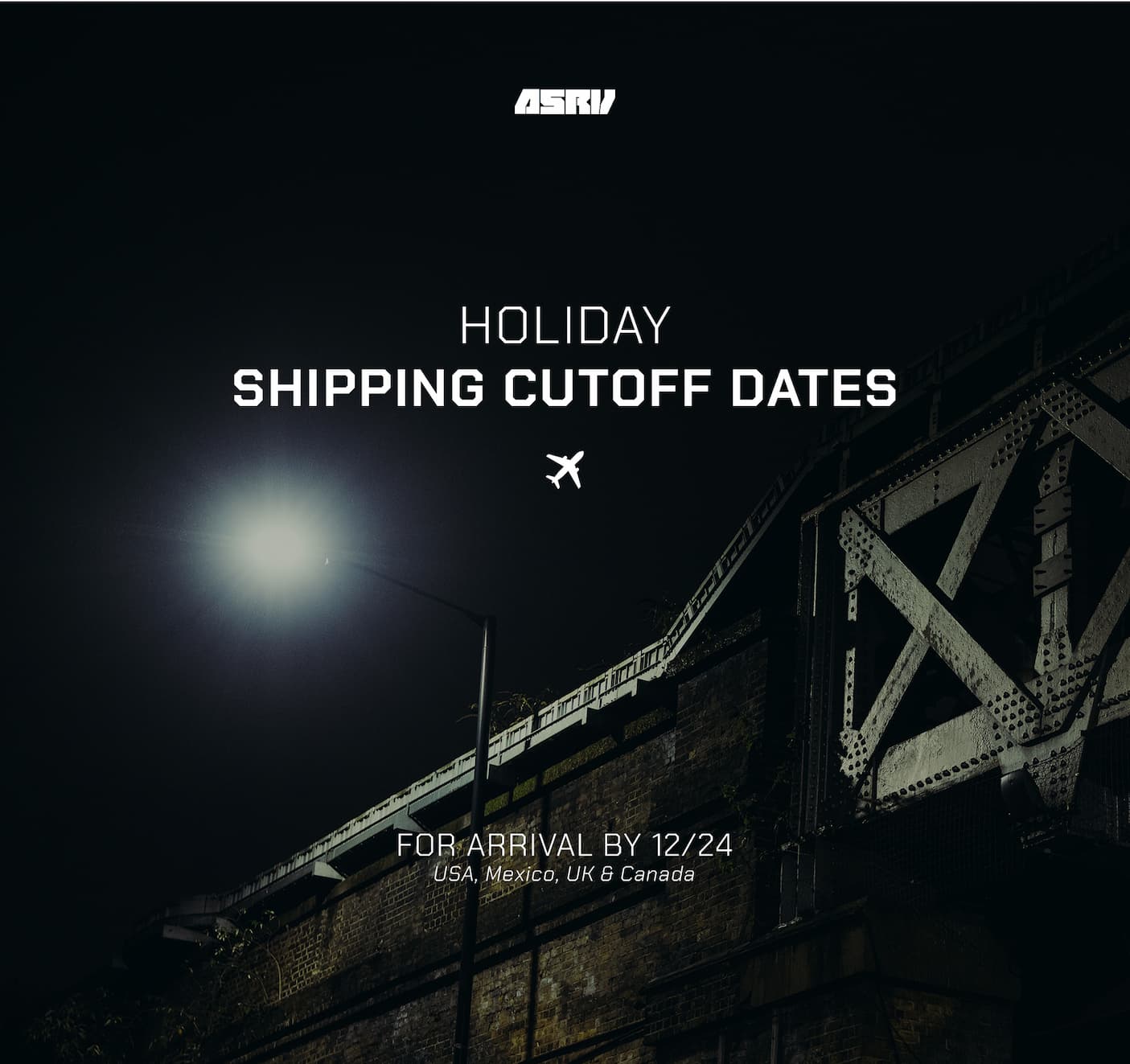 Holiday Shipping Cutoffs