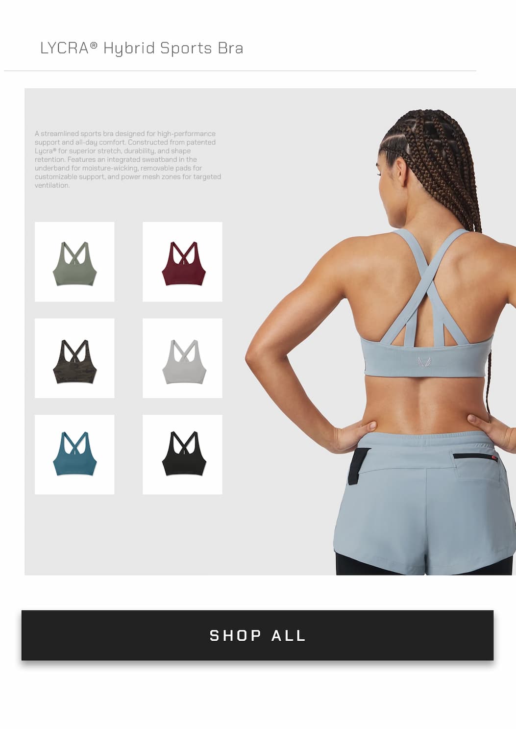 LYCRA® Hybrid Sports Bra