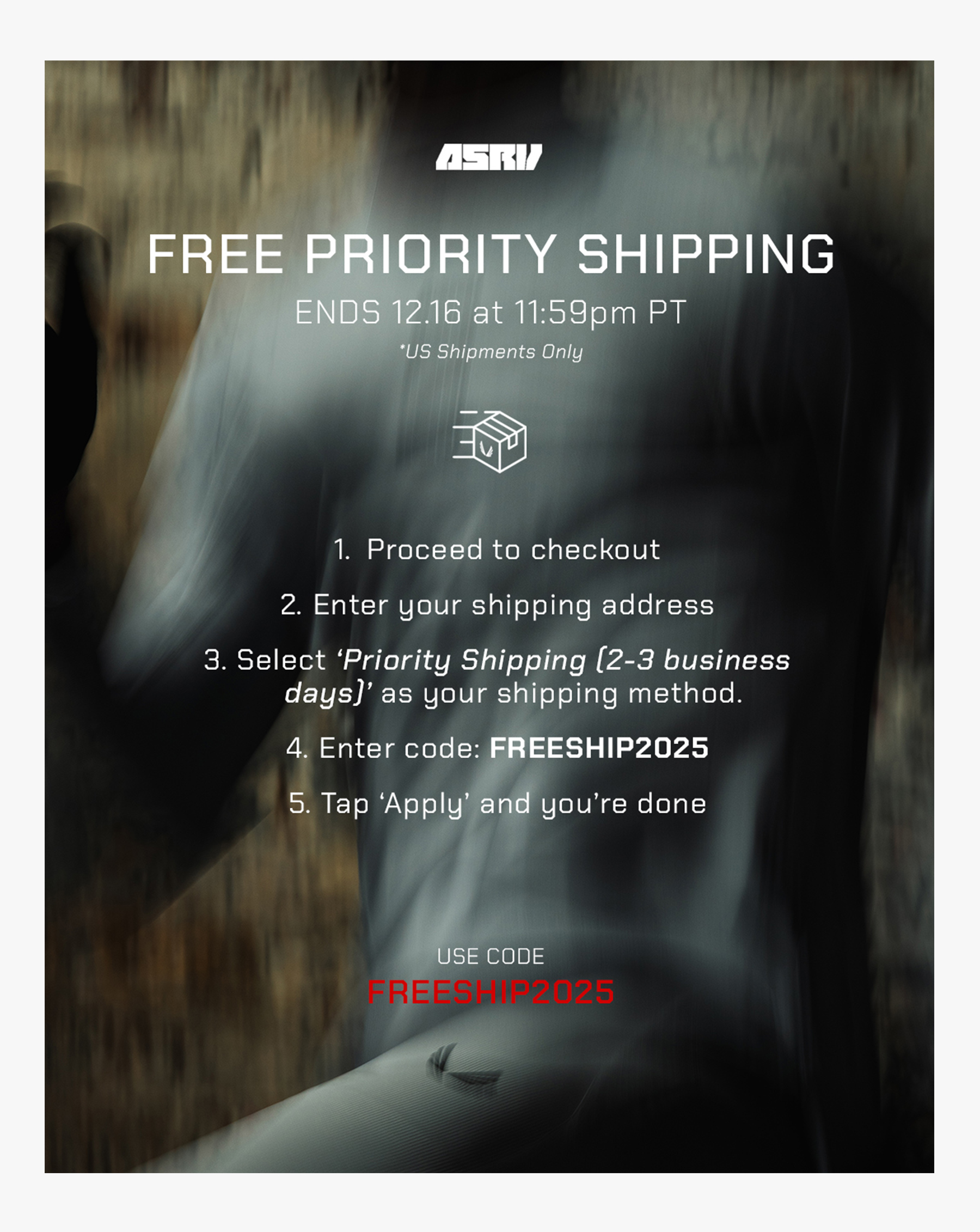 Free Priority Shipping