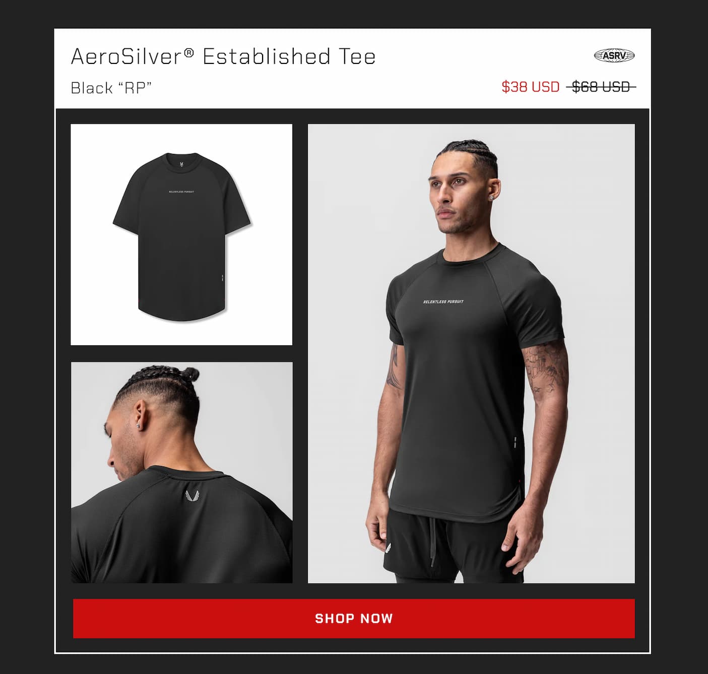 AeroSilver® Established Tee