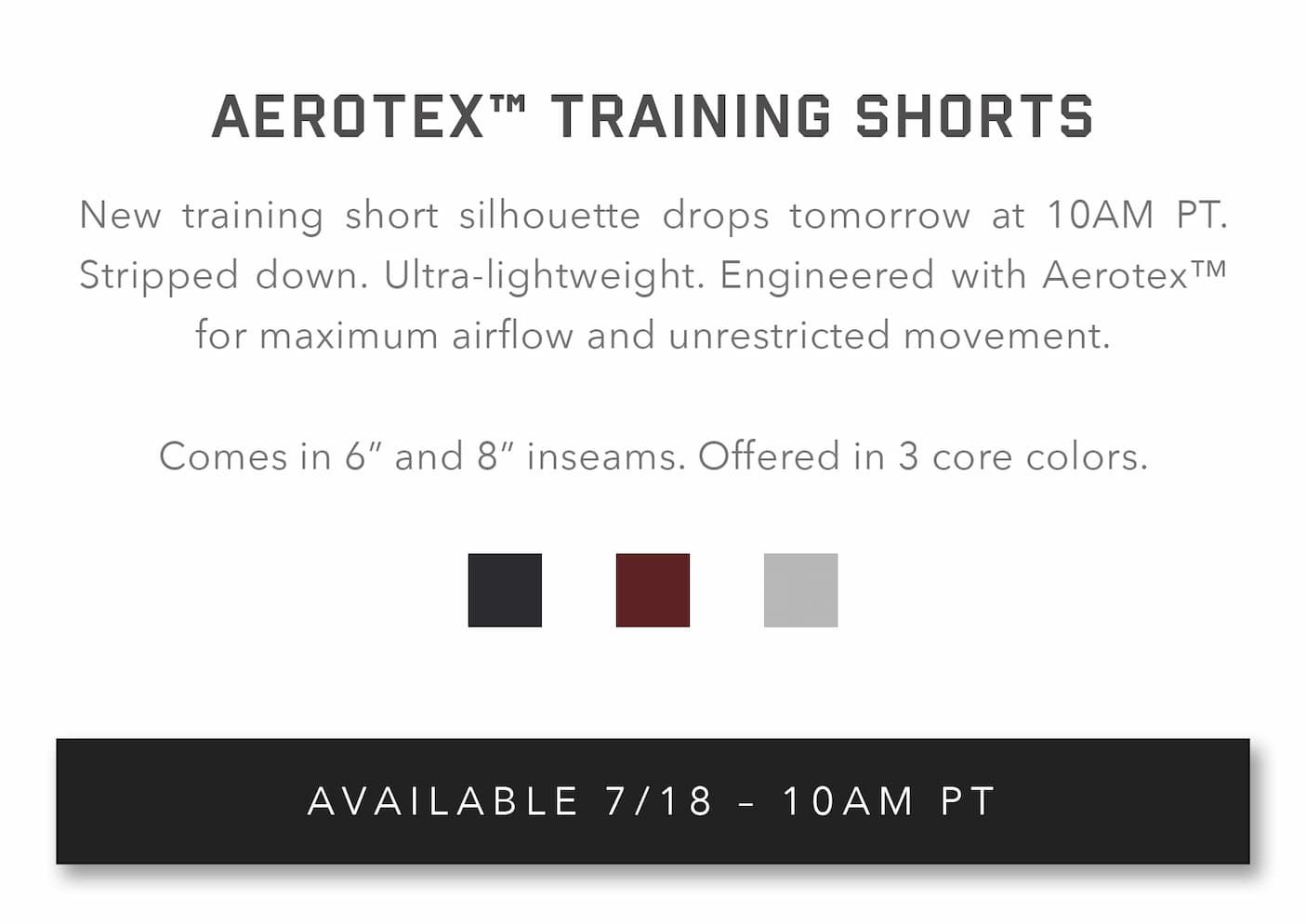 Aerotex Training Shorts