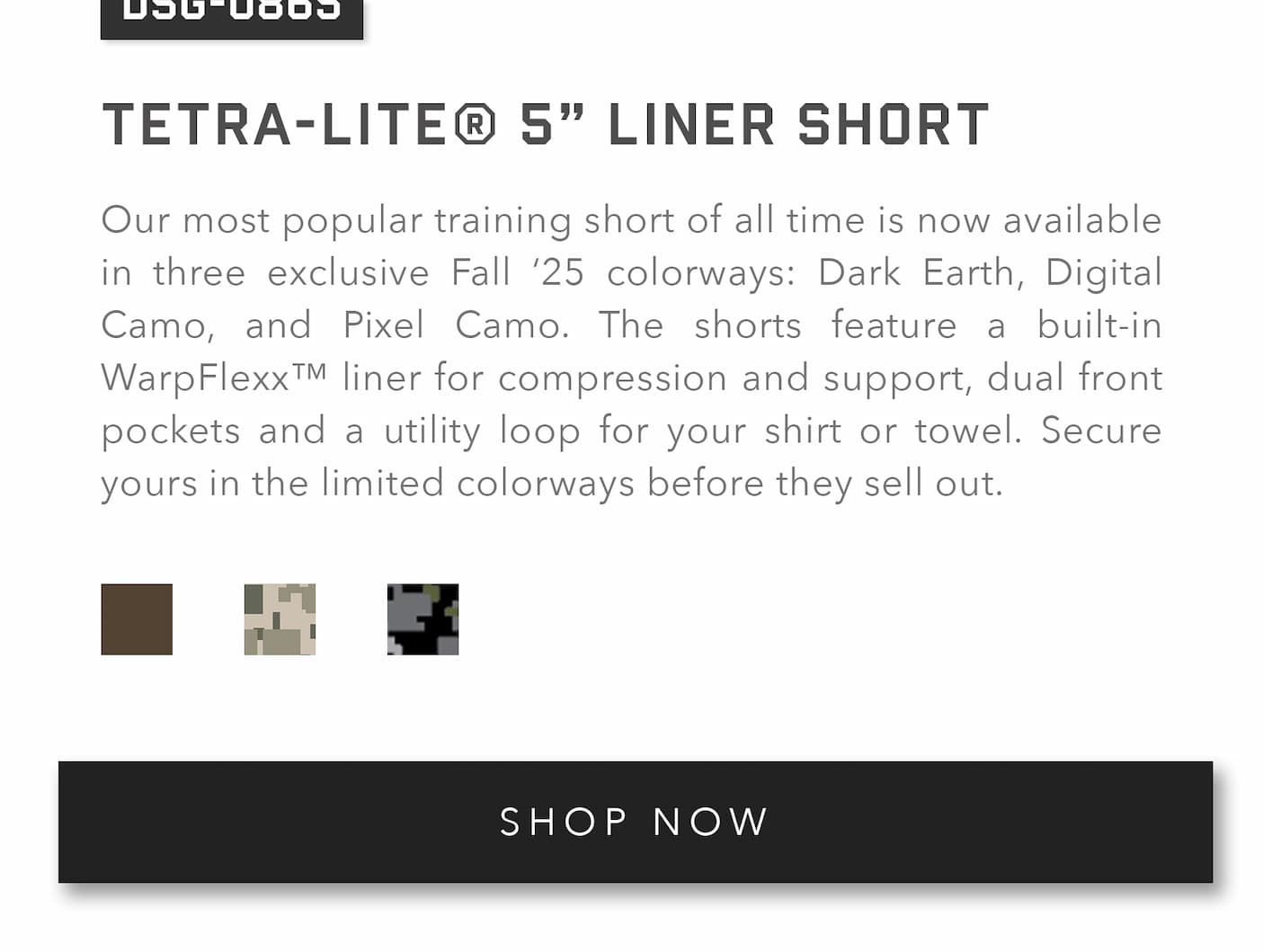 Tetra-Lite® 5" Liner Short