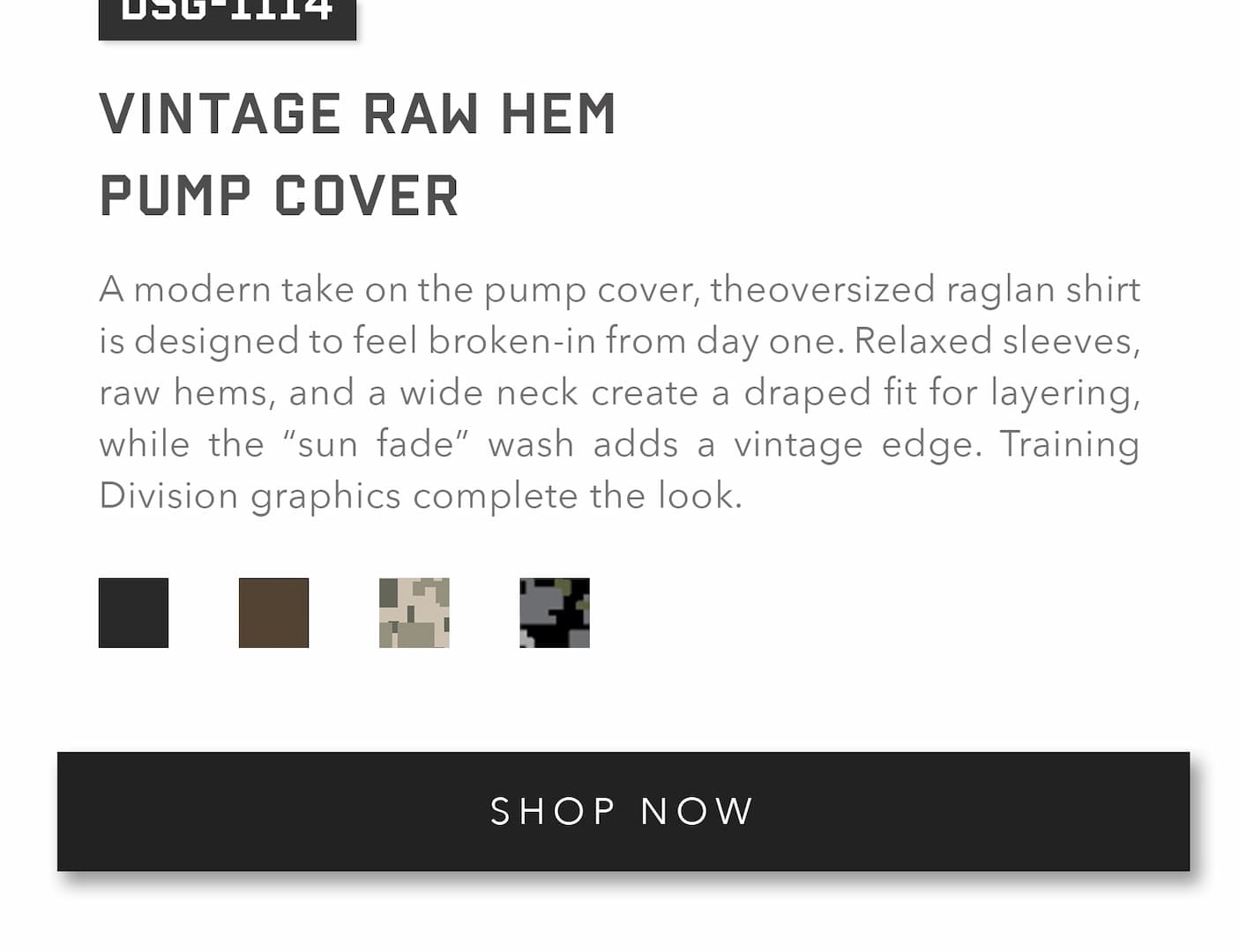Vintage Raw Hem Pump Cover