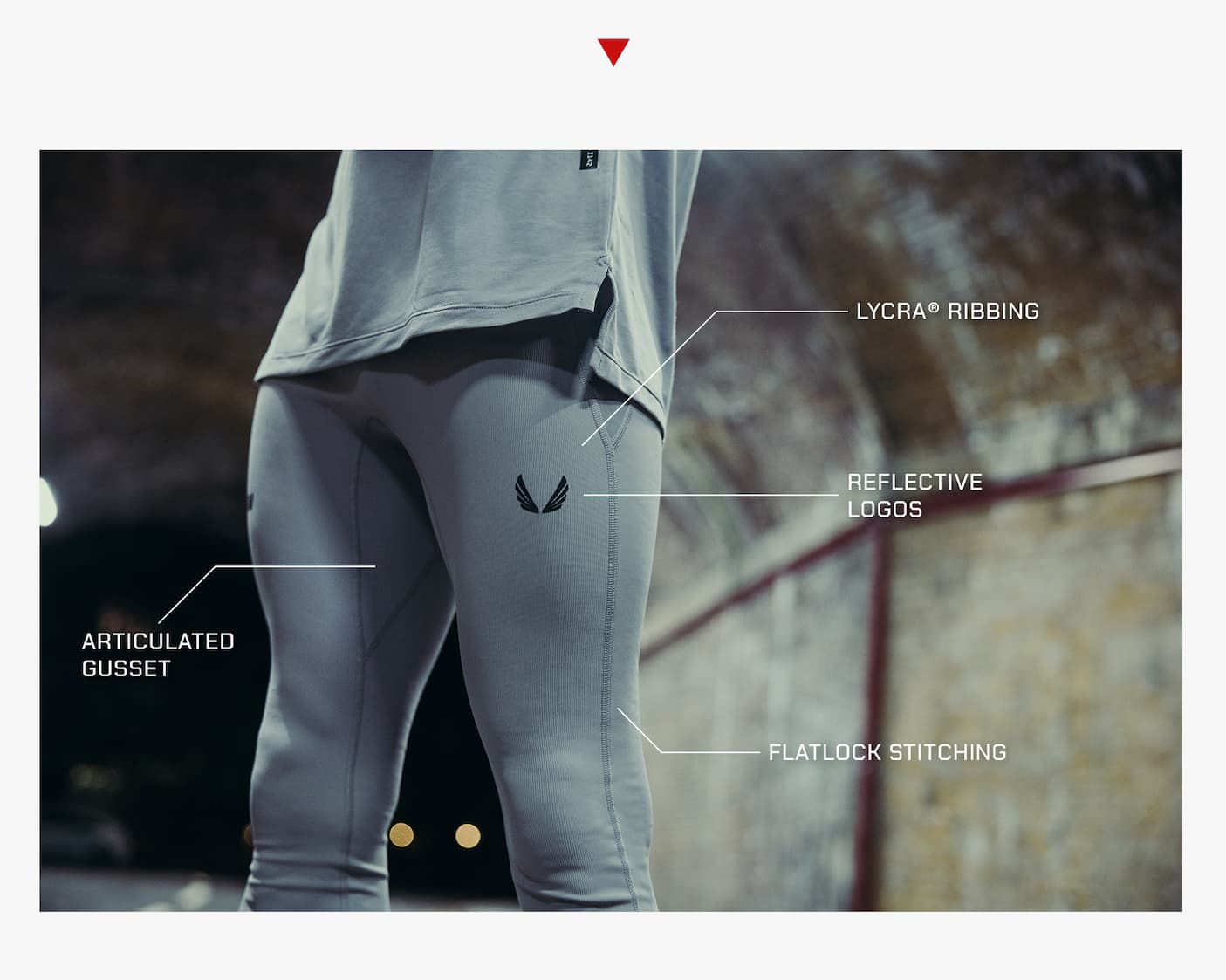 The LYCRA® Ribbed Running Tight