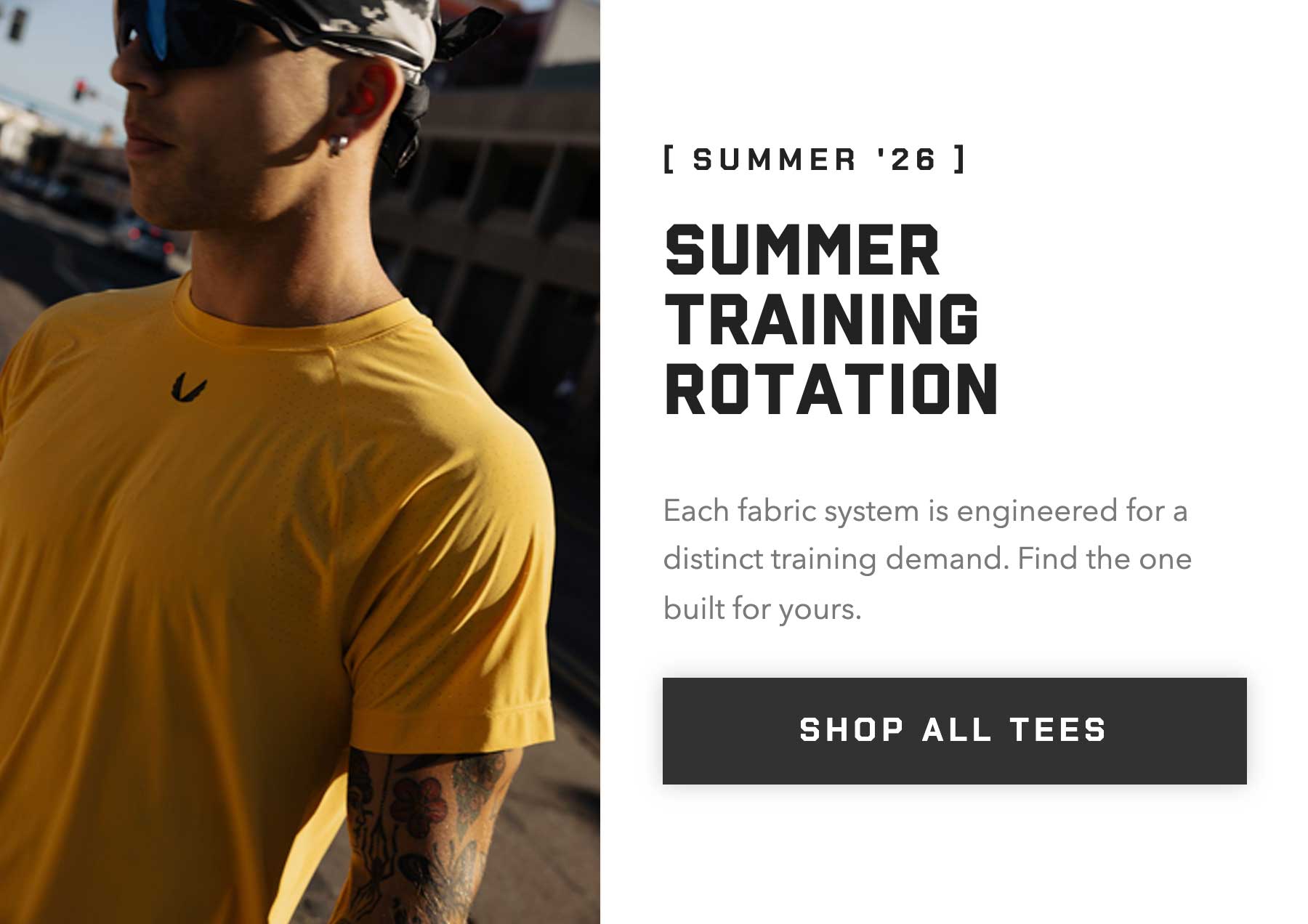 Each fabric system is engineered for a distinct training demand. Find the one built for yours.