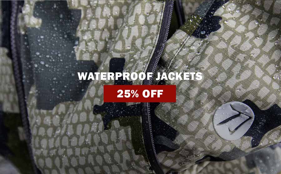 25% Off Waterproof Jackets