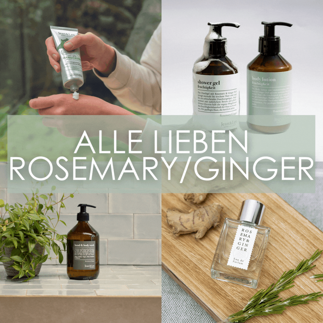 Unsere Bestseller mit Rosemary/Ginger Duft