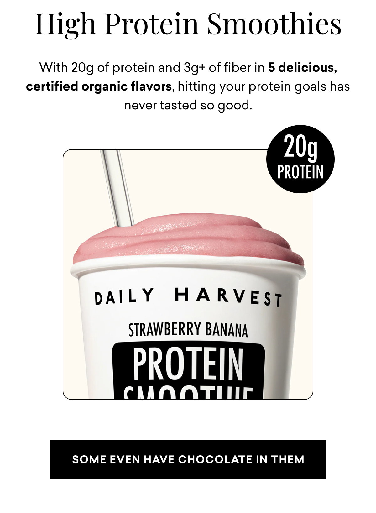 High Protein Smoothies