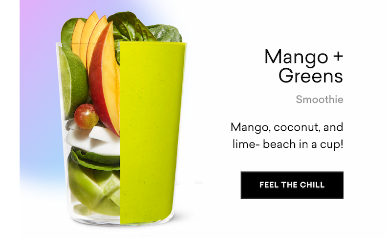 mango + greens