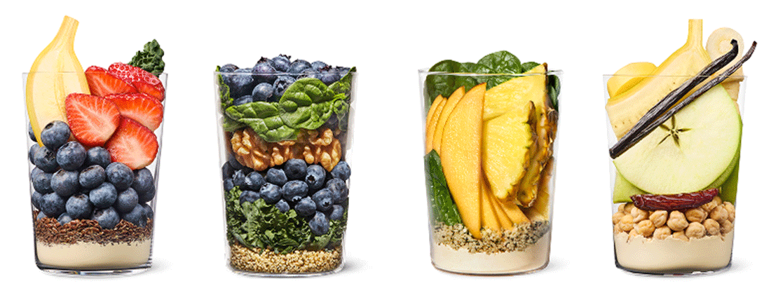 Twelve curated smoothies that—along with your dinners of lean protein and veggies—will help you feel refreshed, renewed + recharged. Twelve curated smoothies that—along with your dinners of lean protein and veggies—will help you feel refreshed, renewed + recharged.