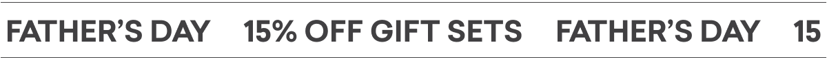 15% off gift sets