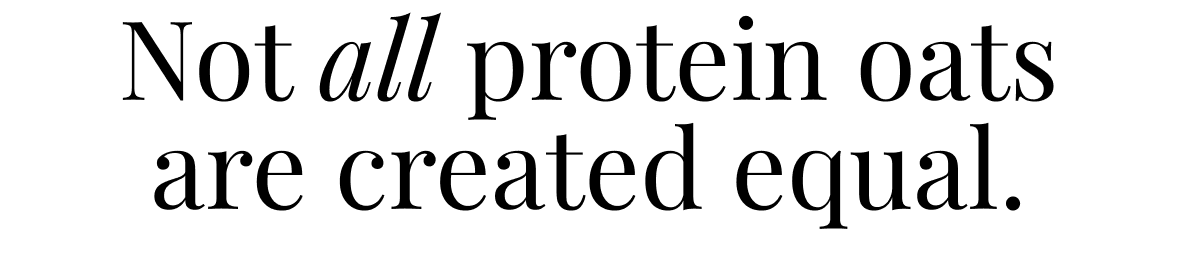 Not all protein oats are created equal. With Daily Harvest, nourishment comes from real ingredients. Protein oat breakfasts are everywhere. But what's inside them can look very different, especially when you take a closer look.