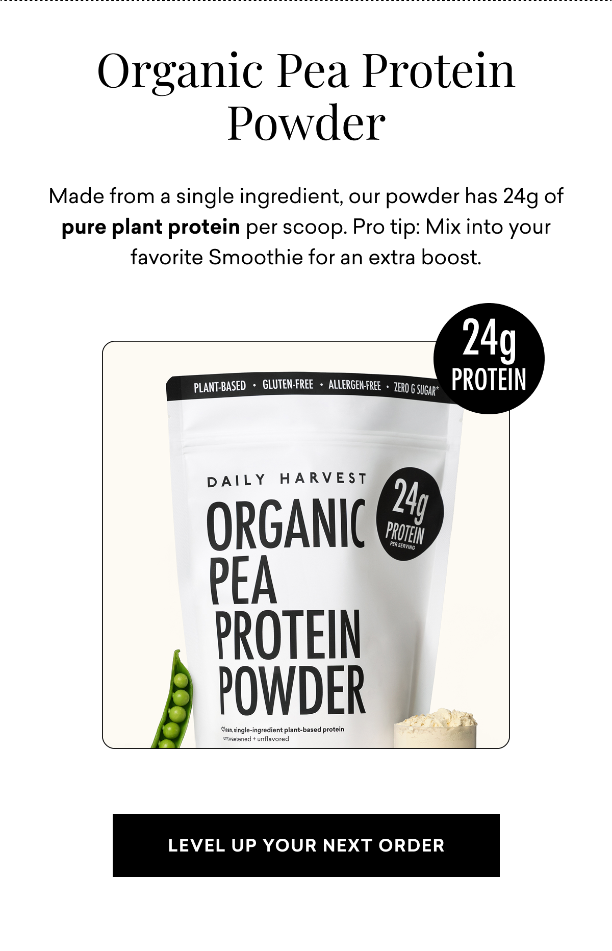 Organic Pea Protein Powder