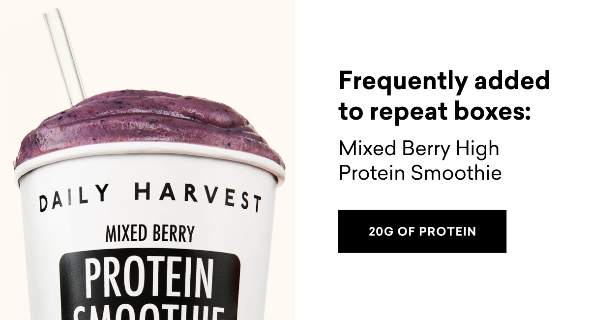 Frequently added to repeat boxes: Mixed Berry High Protein Smoothie