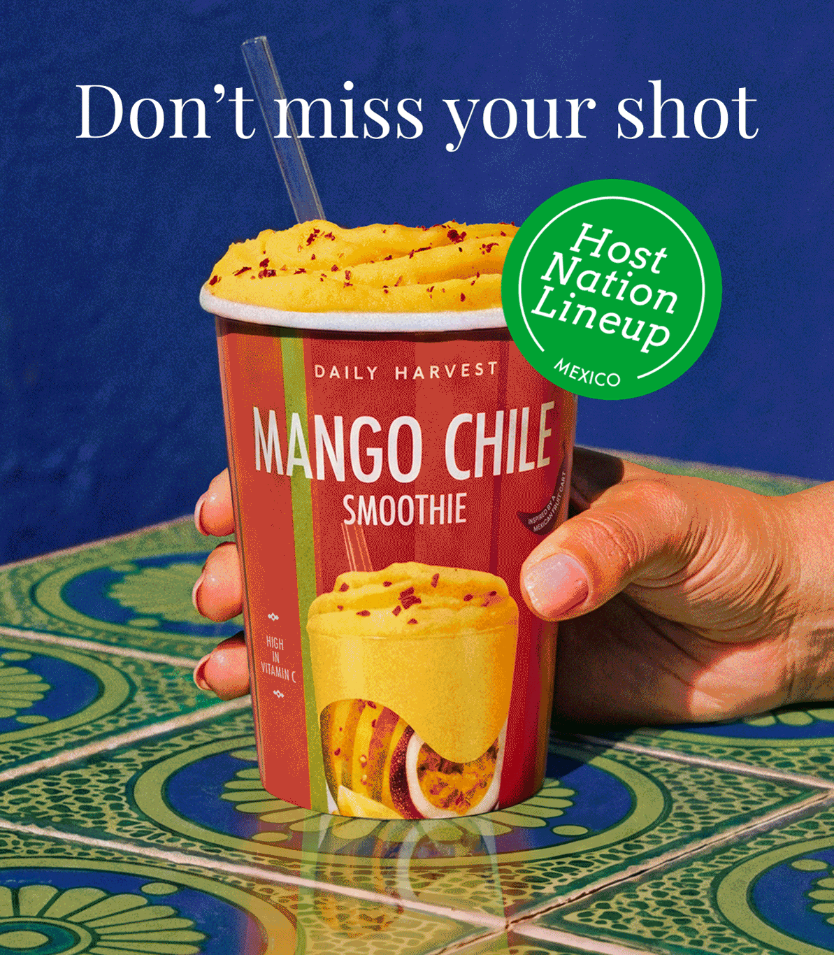 Don't miss your shot