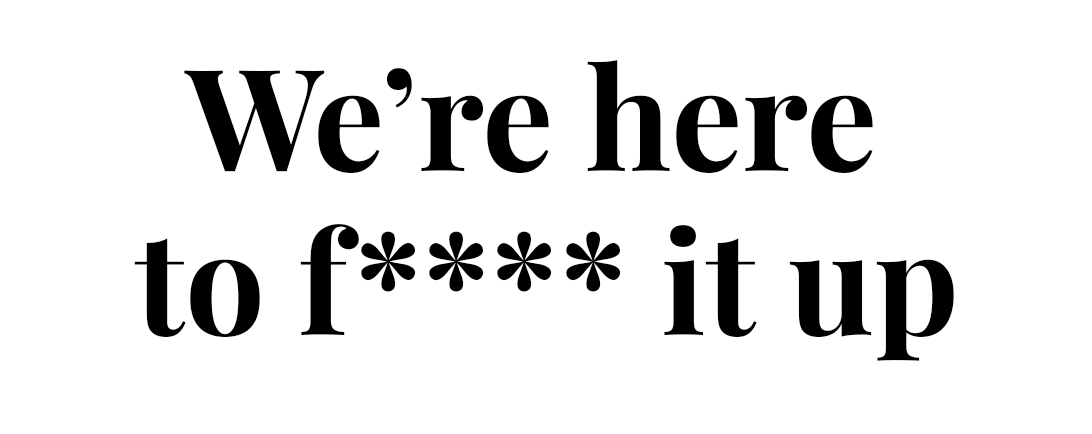 we're here to fiber it up