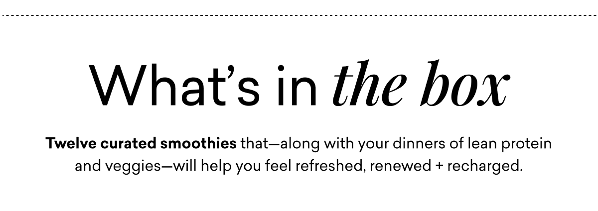 What's in the box What's in the box