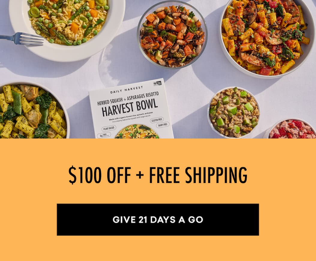 $100 OFF + FREE SHIPPING | GIVE 21 DAYS A GO