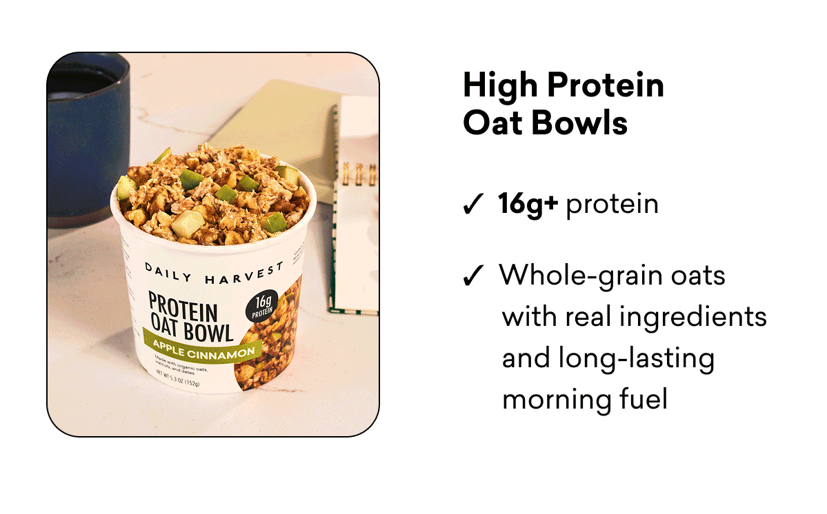 High Protein Oat Bowls