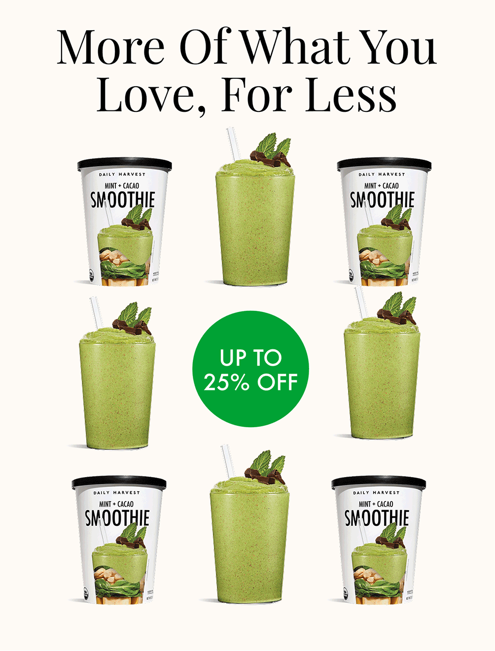 More Of What You Love, For Less