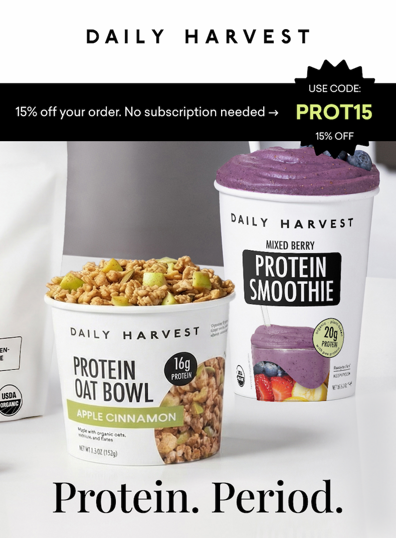 15% off your order. No subscription needed.