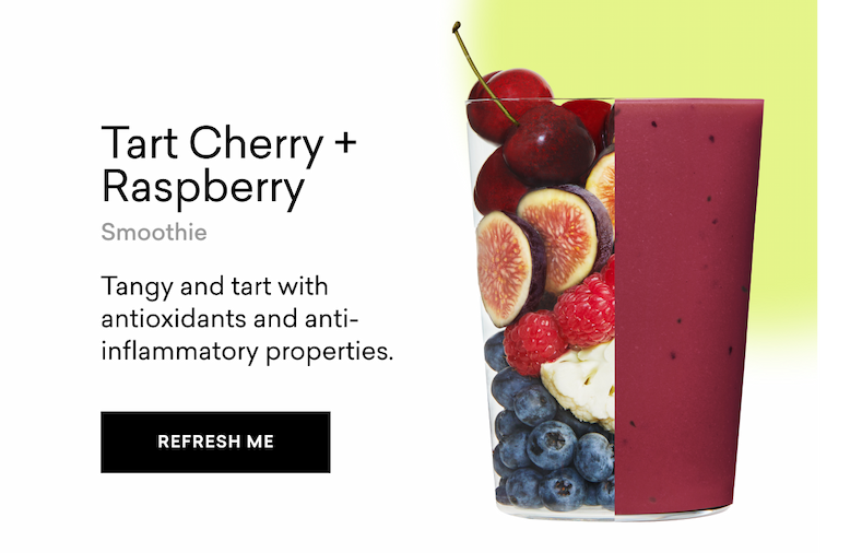 tart cherry + raspberry