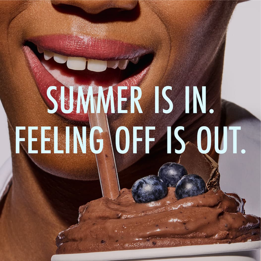Summer is in. Feeling off is out.