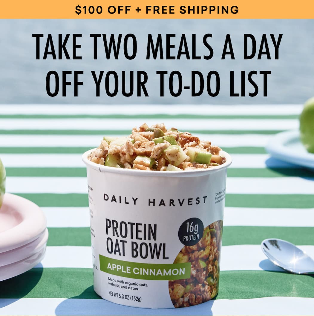$100 OFF + FREE SHIPPING | TAKE TWO MEALS A DAY OFF YOUR TO-DO LIST