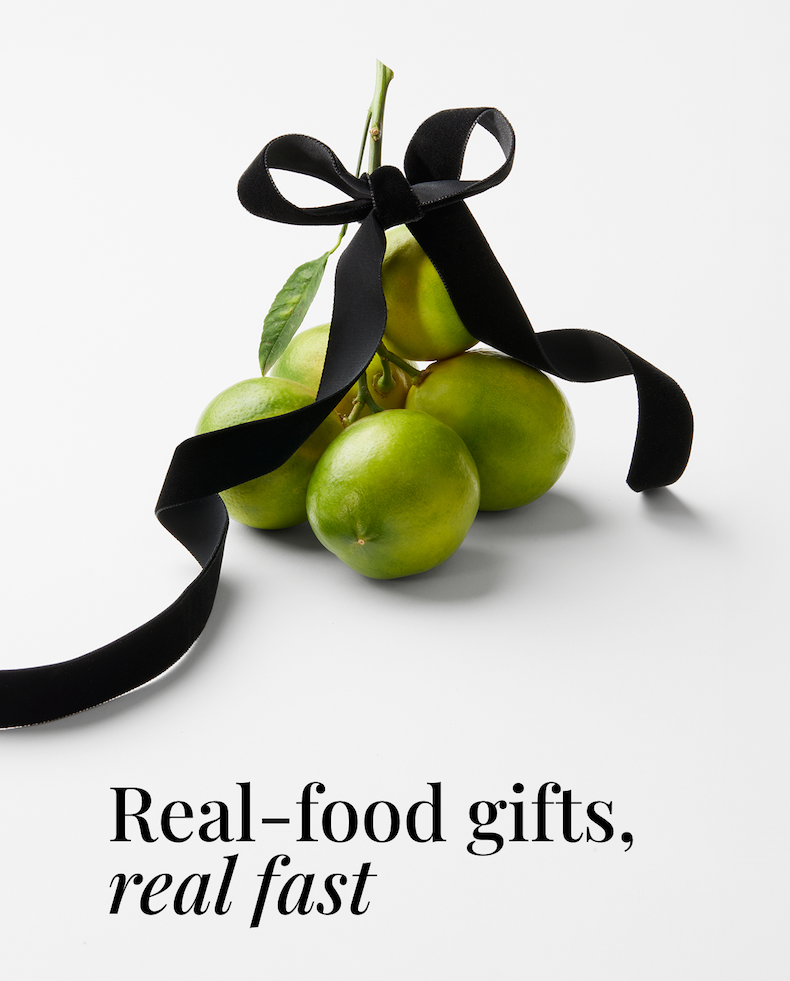 Real-food gifts, real fast