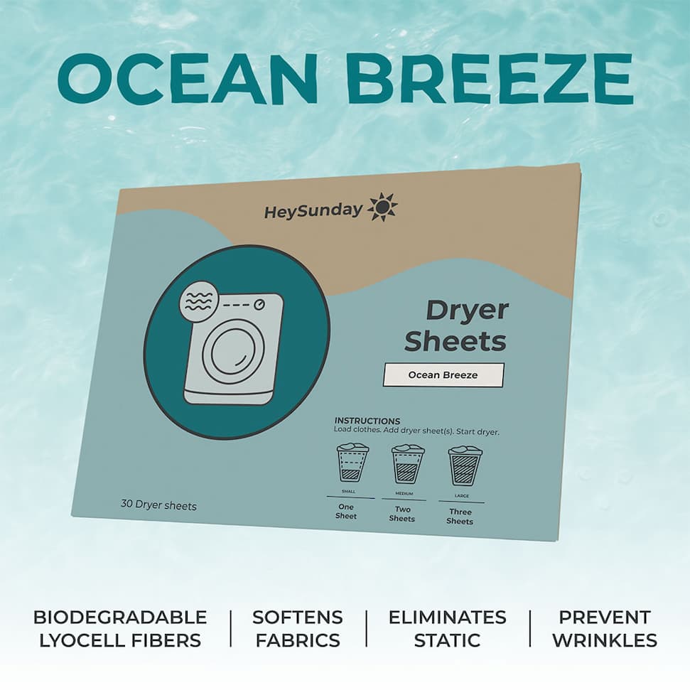 HeySunday Ocean Breeze Dryer Sheets