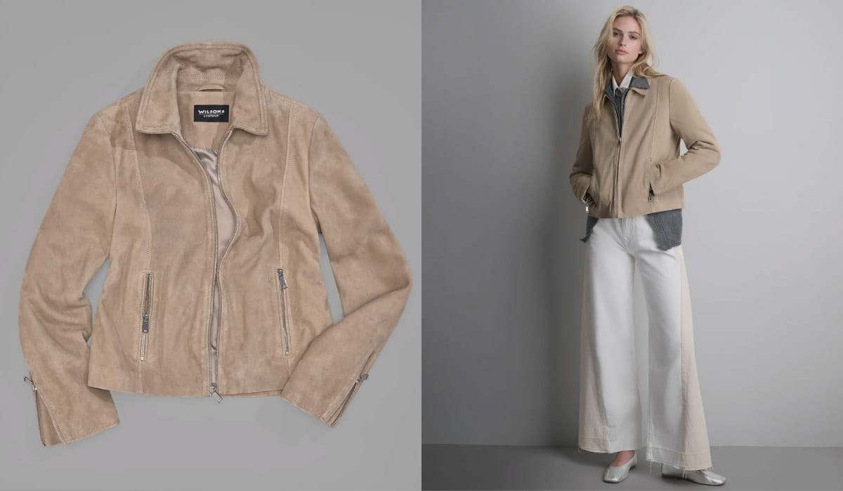 Monty Shirt Collar Zip Jacket
