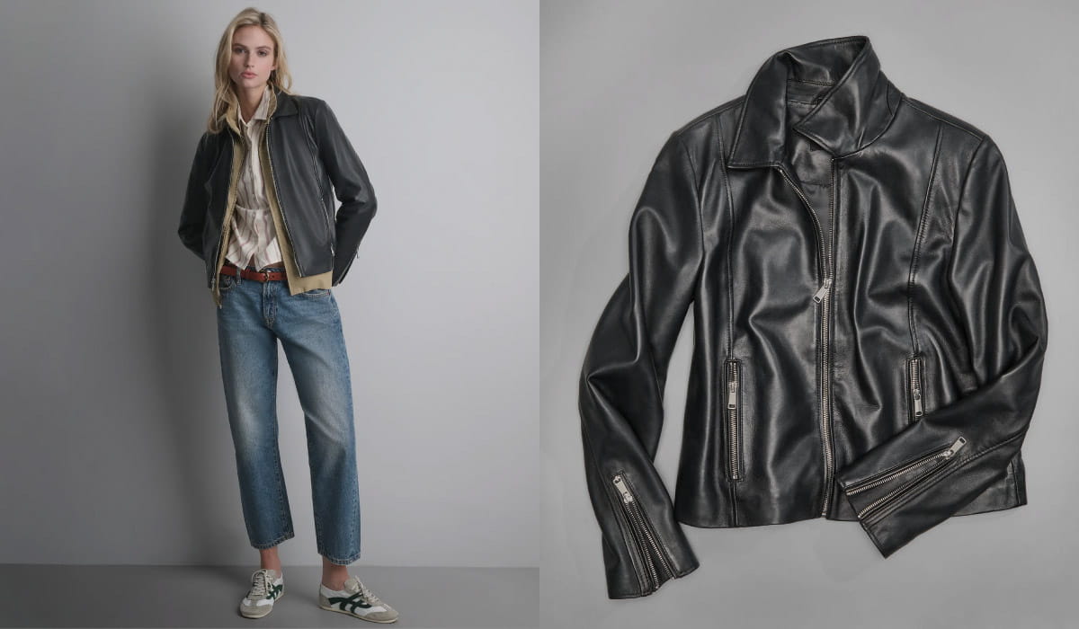 Justine Shirt Collar Zip Jacket