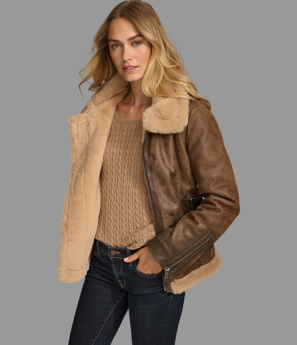 Riley Faux Shearling Coat