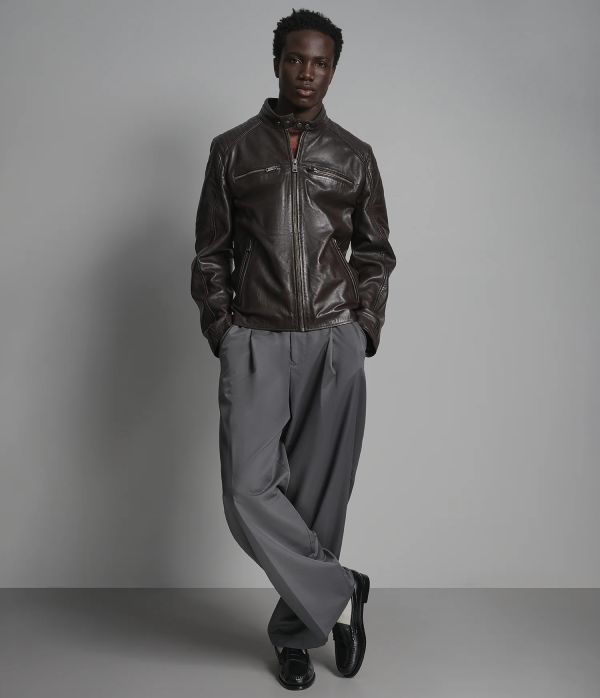 Lance Leather Racer Jacket