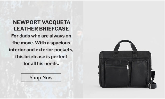 Newport Vacqueta Leather Briefcase