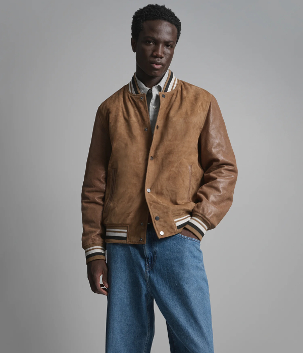 Micah Vintage Varsity Jacket