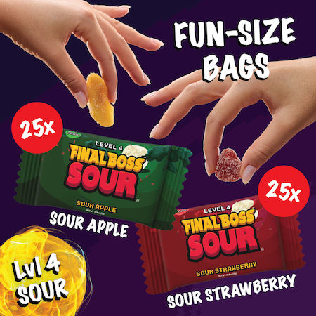 New Final Boss Sour Fun-Size Bites
