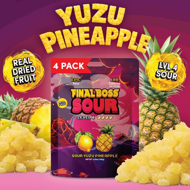 Yuzu Pineapple Level 4 product pouch — NES Item Shop feature
