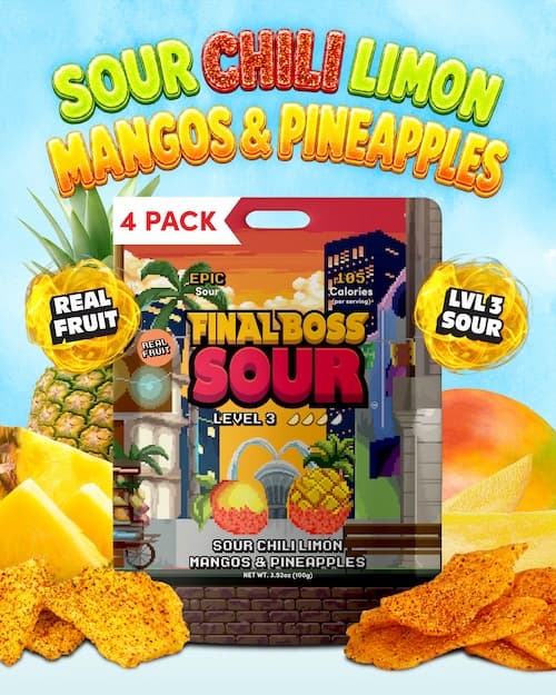 Level 3 Chili Limon Mangos and Pineapples 4-Pack product packaging