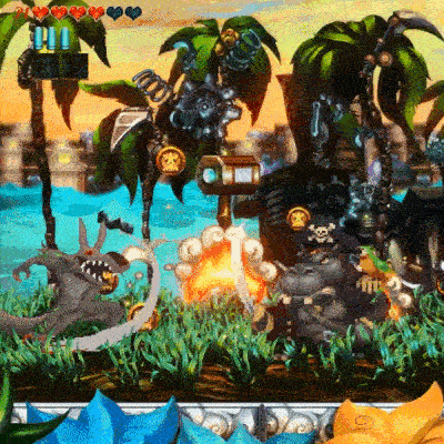 Brumblebutt and other minibosses in video game