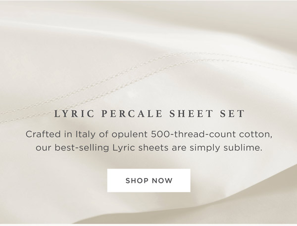 Lyric Percale Sheet Set