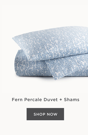 Fern Percale Duvet Cover